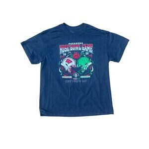 Rose Bowl Game 2020 T Shirt Wisconsin vs Oregon Mens XL Blue 84 Football